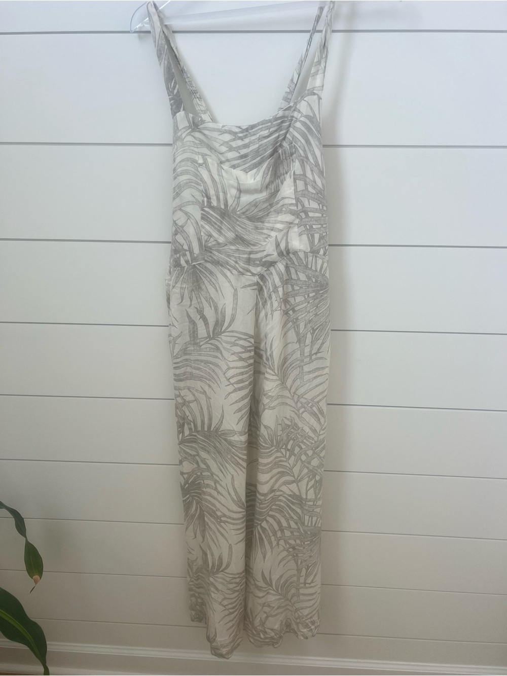 Rip Curl Neutral Palm Print overalls - cover-up